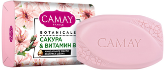 Camay Мыло кусковое Botanicals Cакура & витамин B3, 85 г