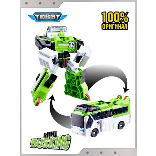 Тобот, Робот Мини Трансформер Бас Кинг Детективы Галактики сезон 3, Tobot