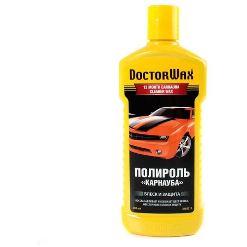 DOCTOR WAX Полироль-очиститель DOCTOR WAX карнауба 300 мл
