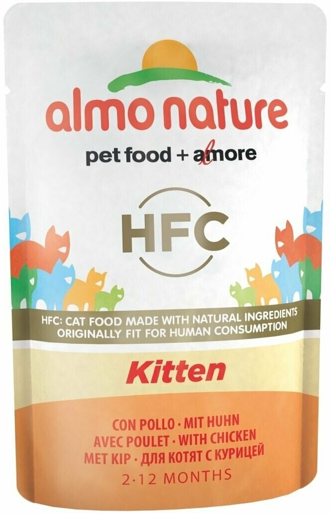 Almo Nature Паучи для Котят (Classic Cuisine - Kitten) 0,055 кг x 1 шт.