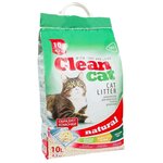 Комкующийся наполнитель Clean Cat Natural, 10 л/4.3 кг - изображение