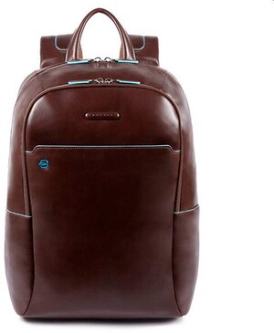 Рюкзак PIQUADRO Blue Square, фактура гладкая, коричневый