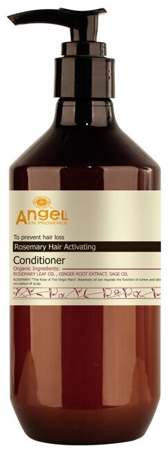 Angel Provence кондиционер Rosemary hair activating для предотвращения выпадения волос с экстрактом розмарина, 400 мл