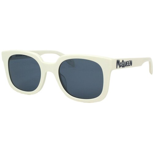Солнцезащитные очки Alexander McQueen, белый солнцезащитные очки alexander mcqueen am0374s 003 черный