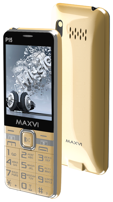 Мобильный телефон Maxvi P15 Золотистый