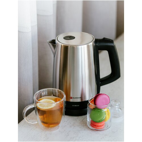 Чайник электрический GURMAN GR-3010 беспроводная конструкция корпуса защита от перегрева объем 17 л 2200 Вт 109900₽