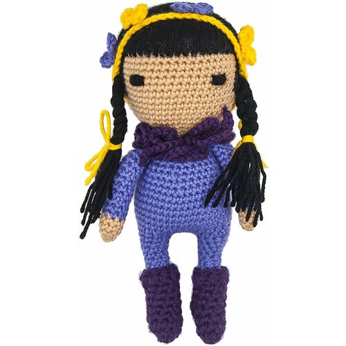 Игрушка вязанная Кукла Лиза игрушка вязанная кукла лилит