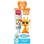 Подарочный набор Sweet Box зубная паста Kids Splat Фруктовое мороженое с игрушкой - изображение