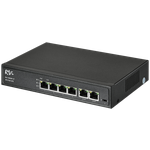 Коммутатор на 4 PoE порта RVi-1NS04F-2T для подключения и питания сетевых Ip камер видеонаблюдения - изображение