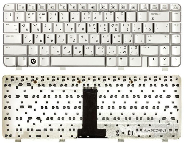 Клавиатура для HP Pavilion dv2109tu серебристая