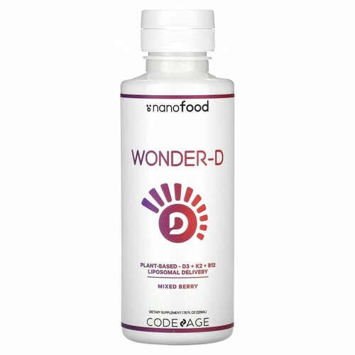 Codeage, Wonder-D, Mixed Berry, 7.6 fl oz (225 ml)