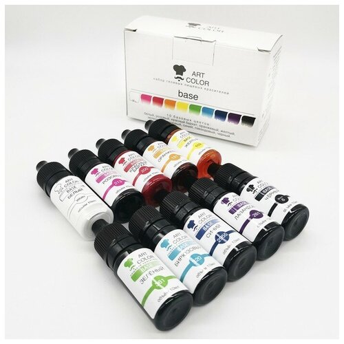 Набор Art Color Base микс 10 цветов, 10 мл