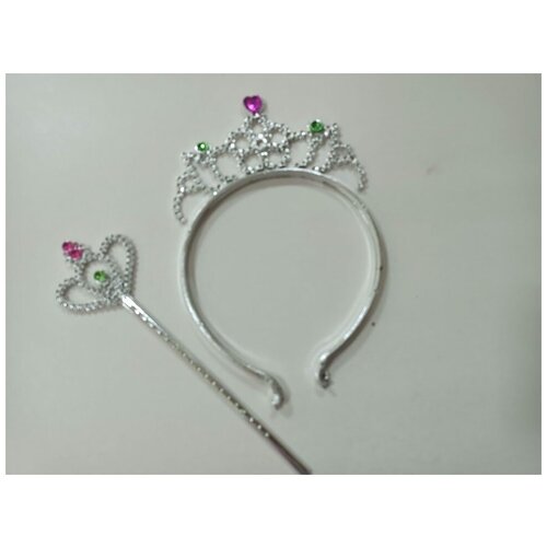 фото Карнавальный набор "маленькой волшебнице" 2 предмета: жезл, ободок китай