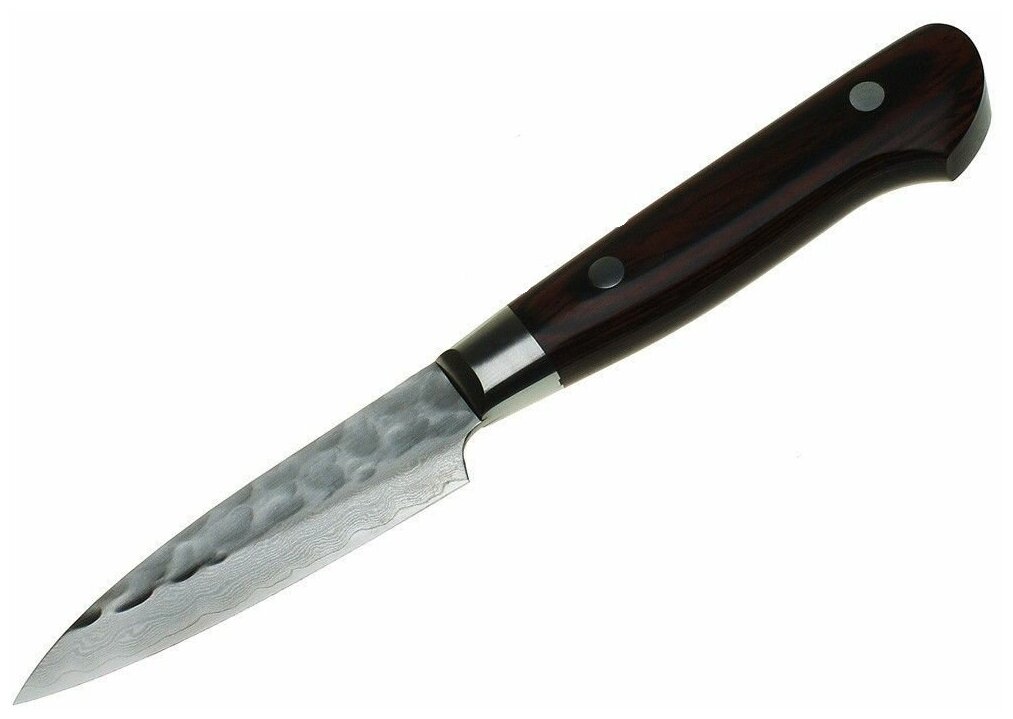 Нож кухонный для овощей 07229 Sakai Takayuki (серия Damascus 17 слоев, сталь VG-10), 80 мм