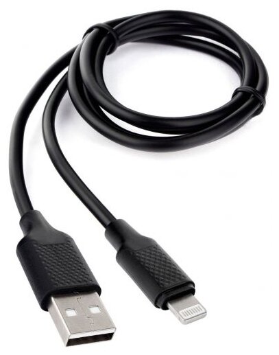 Кабель Cablexpert Ccb-usb-amapo2-1mb, Lightning - Usb, 2.1 А, 1 м, зарядка + передача данных Cablexp