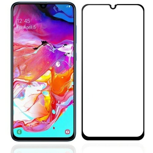 Защитное стекло FaisON для Samsung Galaxy A70 A705 / Samsung Galaxy A70S полноэкранное черное