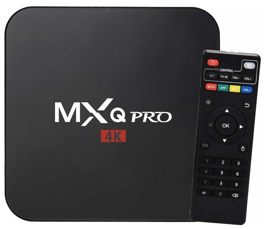 ТВ-приставка MXQ Pro 4K 1/8 Gb S905W, Android 4K, черный