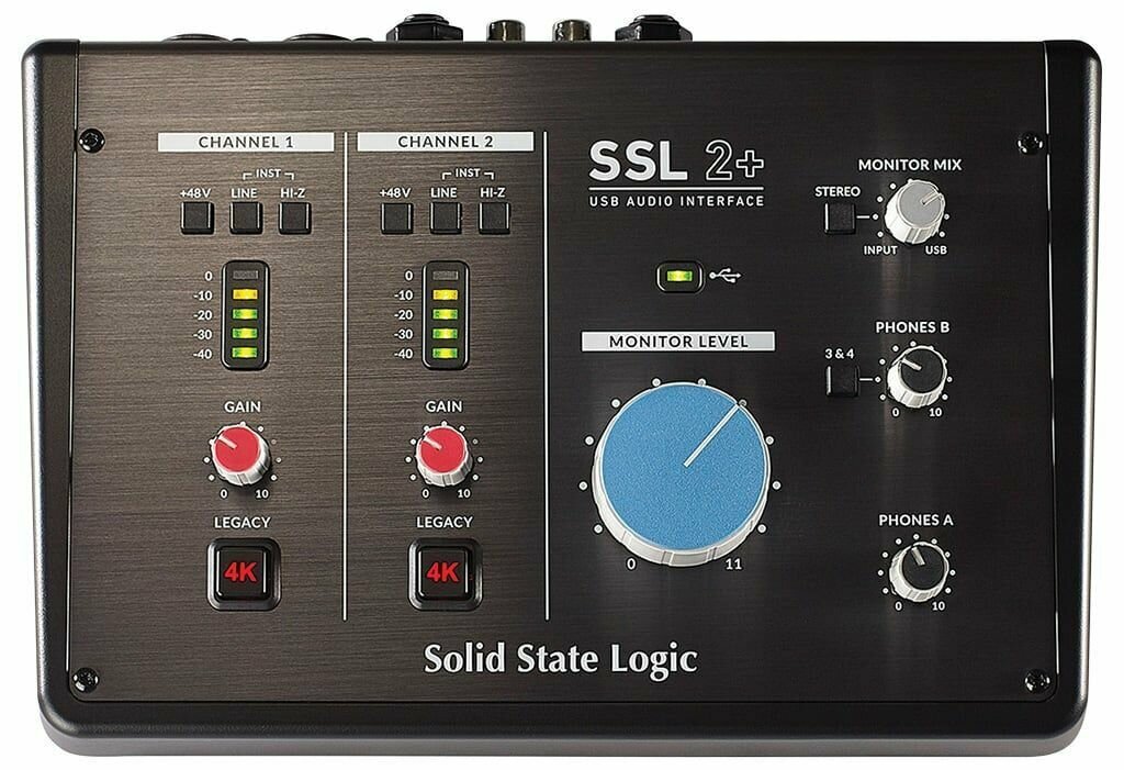 Внешняя звуковая карта Solid State Logic SSL 2+