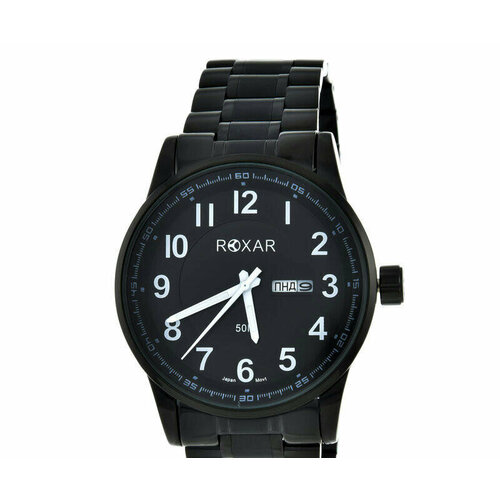наручные часы roxar часы roxar gm713 114 серебряный Наручные часы Roxar, черный