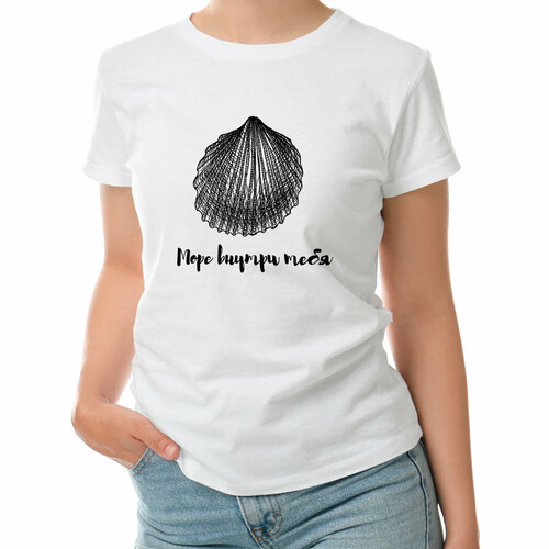 фото Футболка roly, размер s, белый