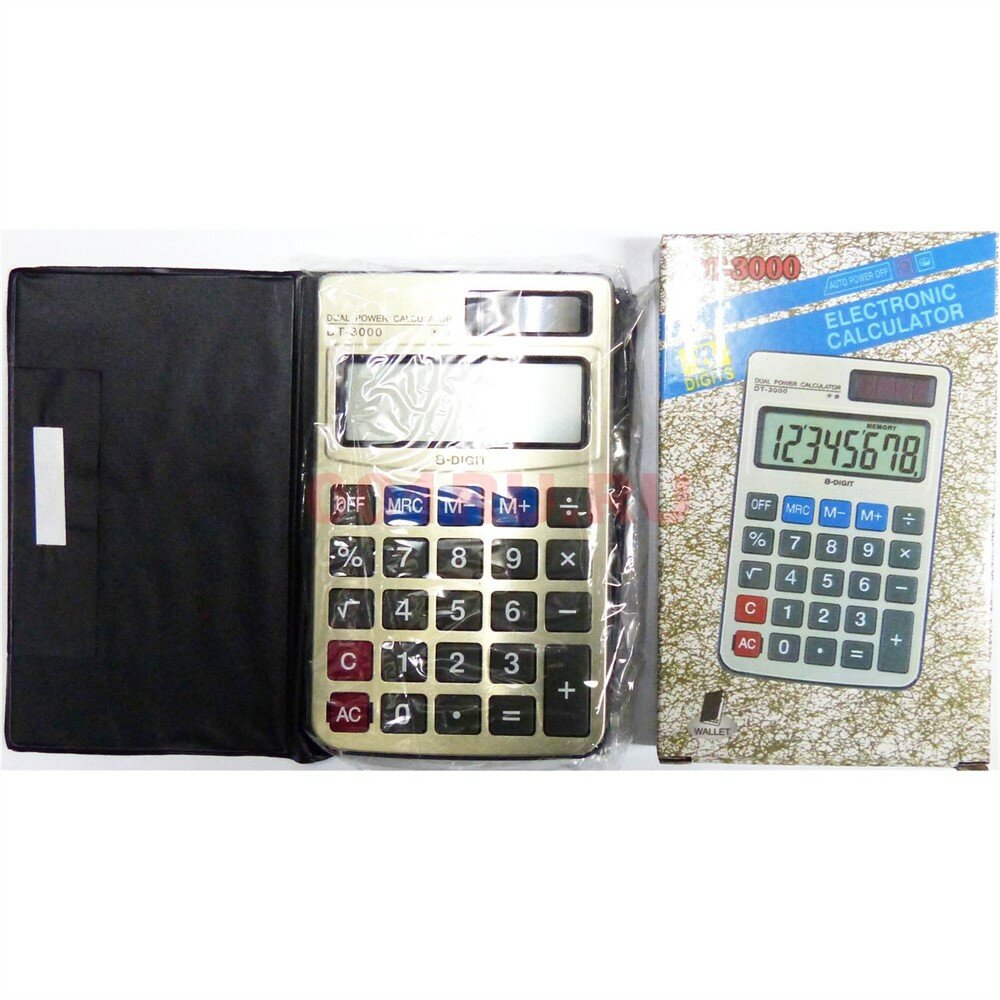 Калькулятор 8 разрядов малый DT-3000 калькулятор для вычислений калькулятор для ОГЭ/ЕГЭ калькулятор для школы калькулятор для работы