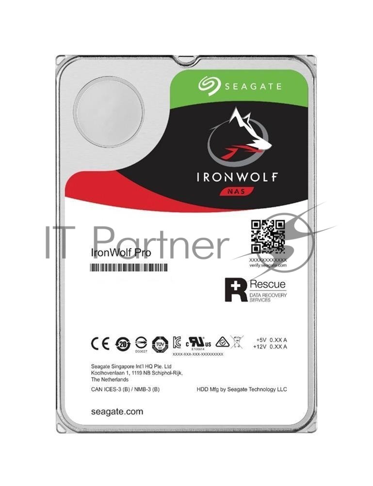 Жесткий диск 12TB SATA 6Gb/s Seagate 3.5" IronWolf Pro NAS 7200rpm 256MB - фото №14