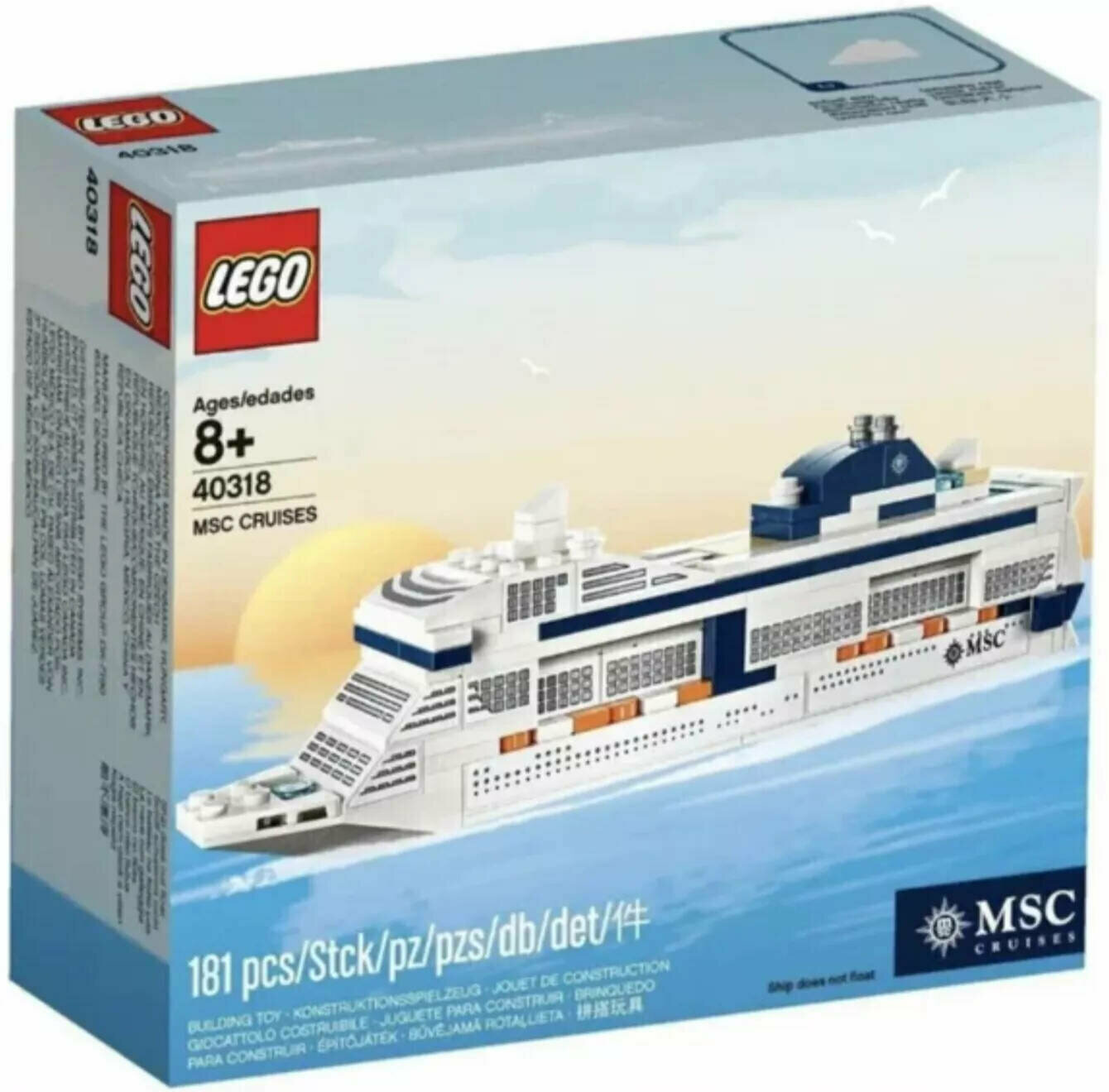 LEGO Promotional 40318 Круизы MSC