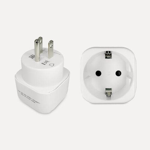 Изображение товара Переходник Flyandtrip на американскую вилку тип B в комплекте 2 шт