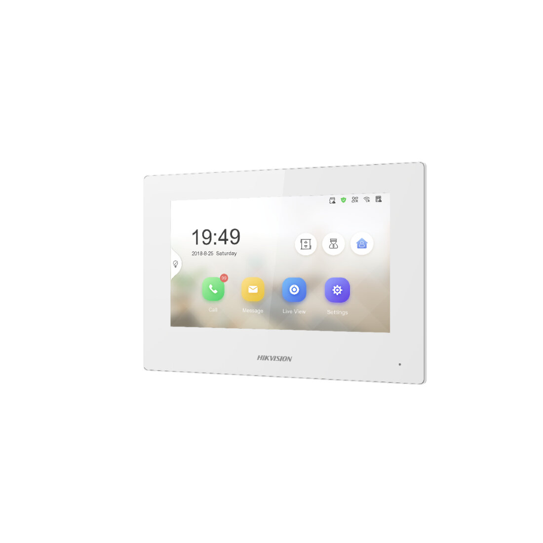 Видеодомофон HikVision DS-KH6320-LE1/White(B) IP видеодомофон сенсорный 7