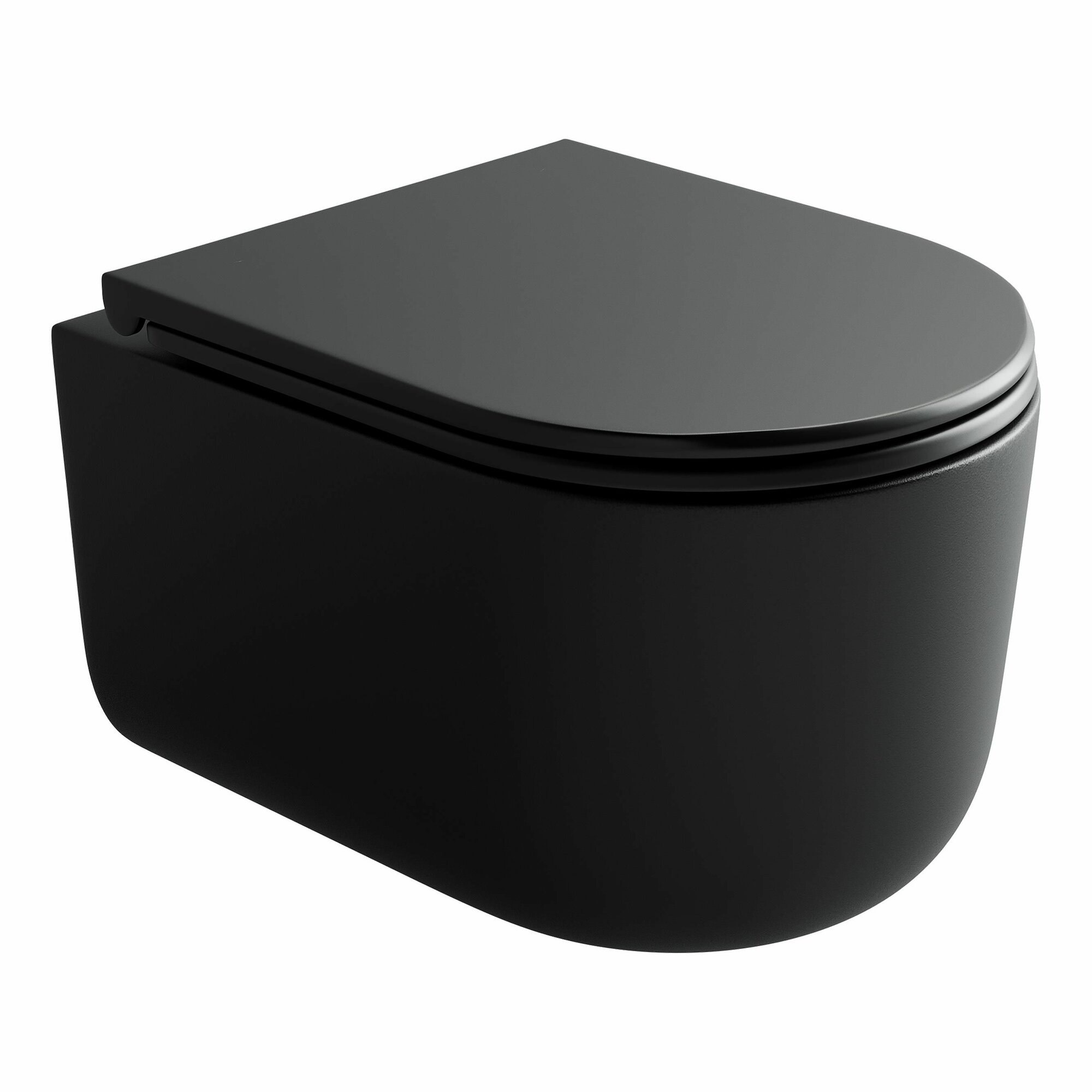 Ceramicanova Ulma Торнадо безободковый, CN4006TMB, черный матовый