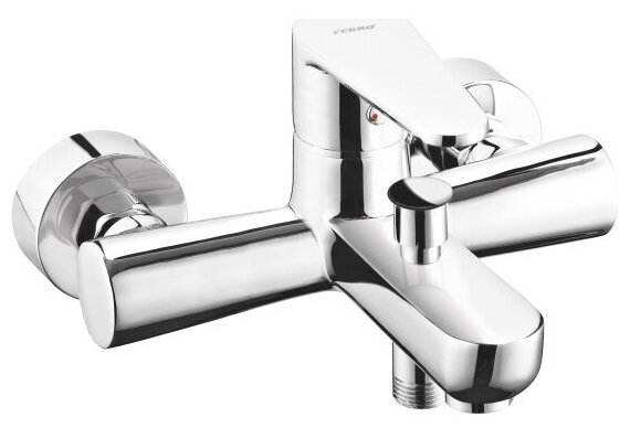 Смеситель для ванны Ferro Algeo BAG1 настенный с коротким изливом без душевого комплекта [+5_ZV19]