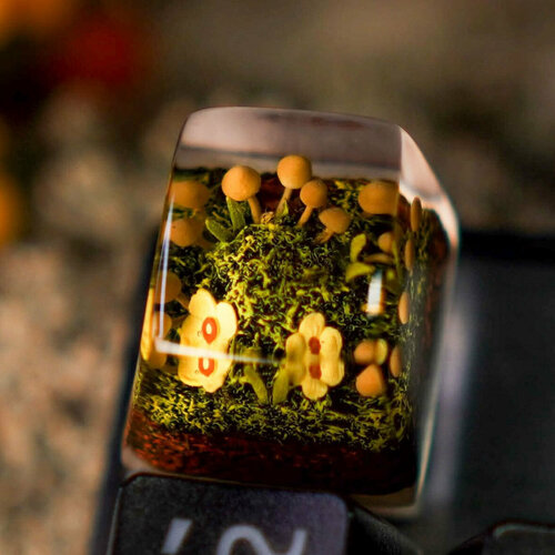 Клавиша для механических клавиатур, Летняя атмосфера, Cherry MX switch, OEM profile