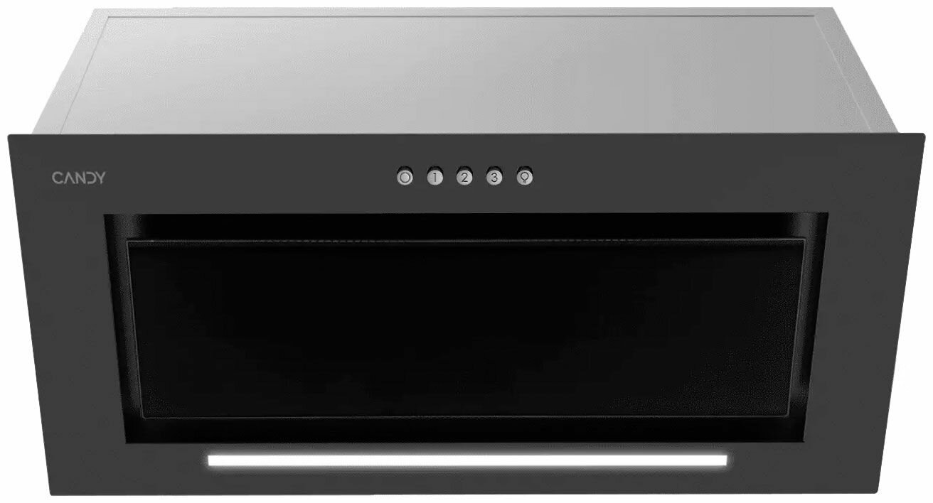Встраиваемая вытяжка Candy CVXBI63MGBB, черная