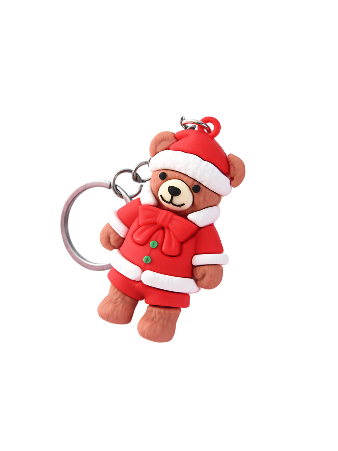 Брелок "Новый год" отличный подарок, силиконовый, новогодний, 1 шт