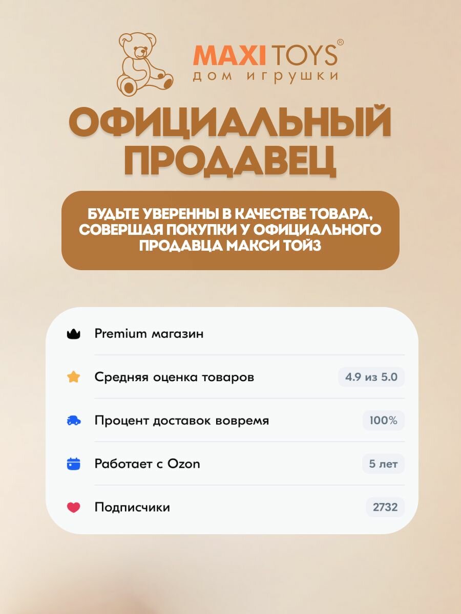 Мягкие Игрушки Xiaomi Мягкая игрушка MAXITOYS плюшевая собачка Чип