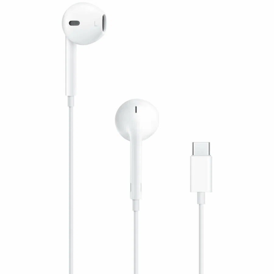 Наушники проводные Apple EarPods USB Type-C MTJY3ZM/A Model A3046 белый