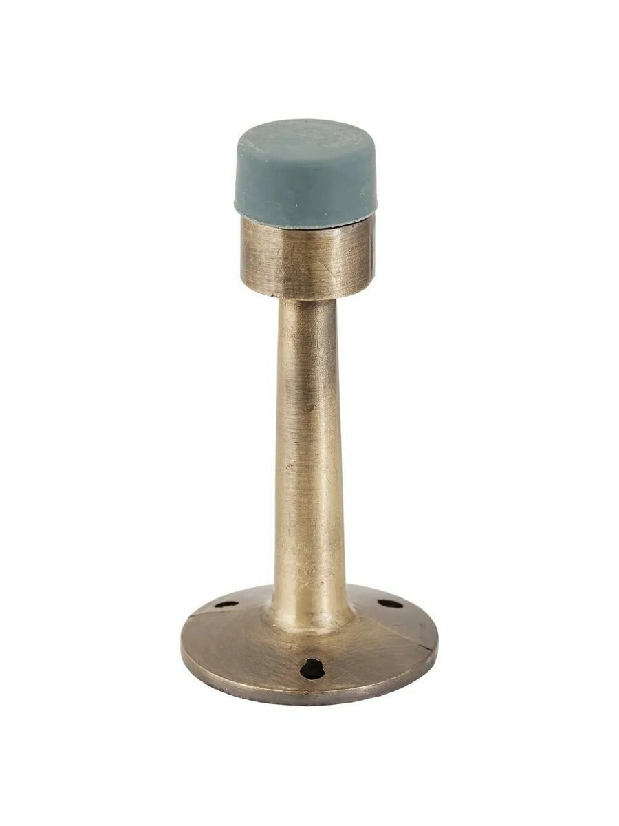 Ограничитель дверной прямой 3055 бронза 75мм Аллюр