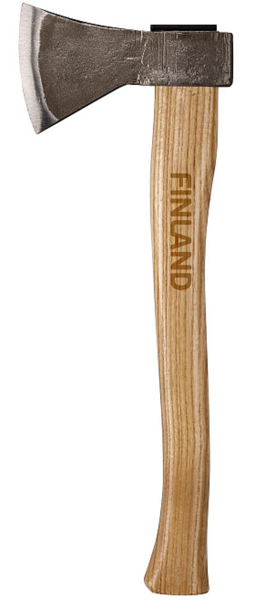 Топор Finland / Финланд 1722-1000 кованый в сборе из стали и дерева длина 51.5см / ручной инструмент