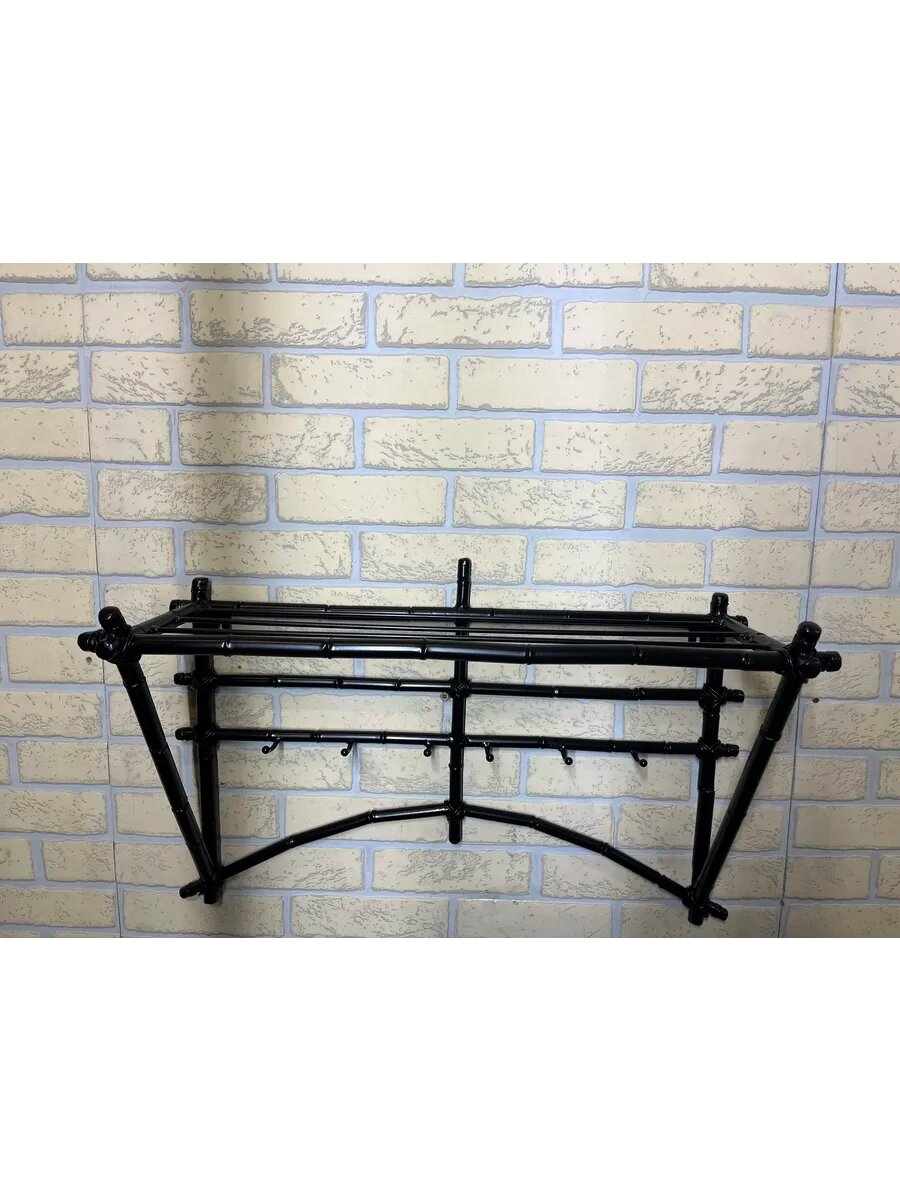 Вешалка настенная, кованая, Студия кованой мебели Нива, цвет черный — фото 1