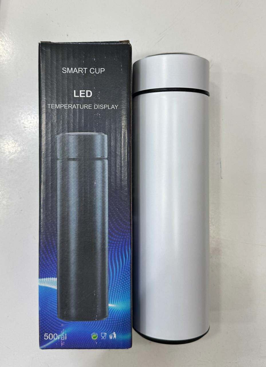 Термос с датчиком температуры, сохраняет тепло, компактный и легкий 4.5 (52) — фото 1