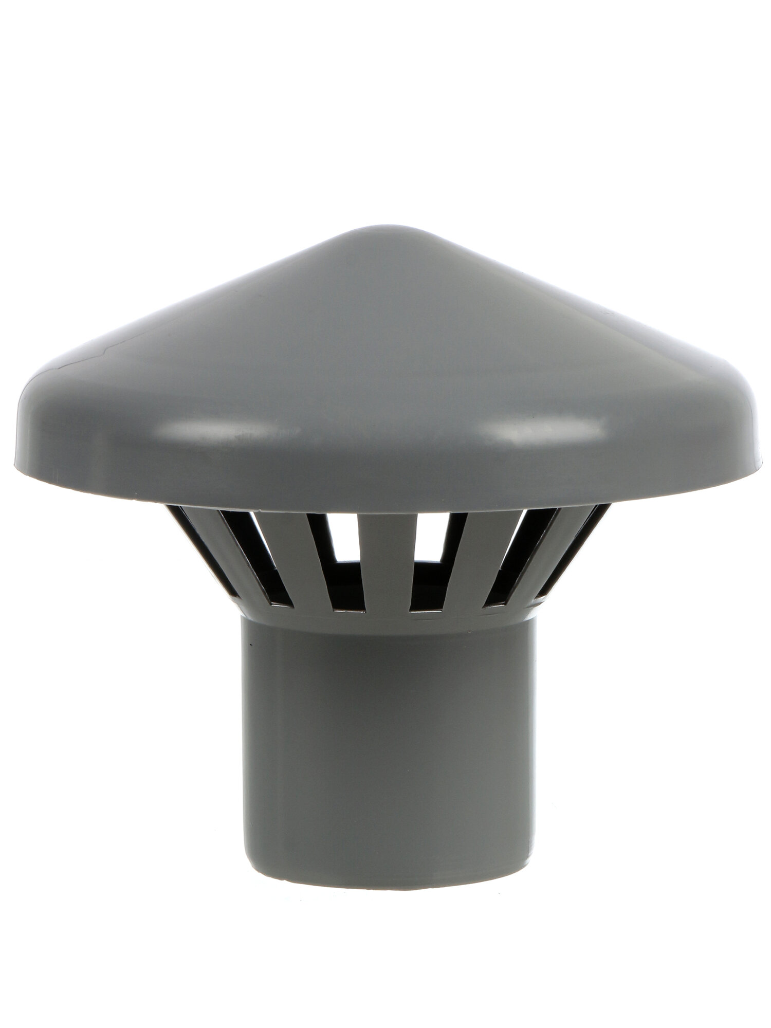 Зонт канализационный вентиляционный  50 мм  Мультимирпласт  внутренний  серый  ЗНТ ВК 50