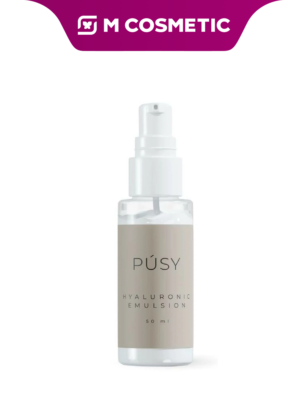 Увлажняющая эмульсия PUSY Hyaluronic, для лица, с гиалуроновой кислотой, антиоксидантами, 50 мл