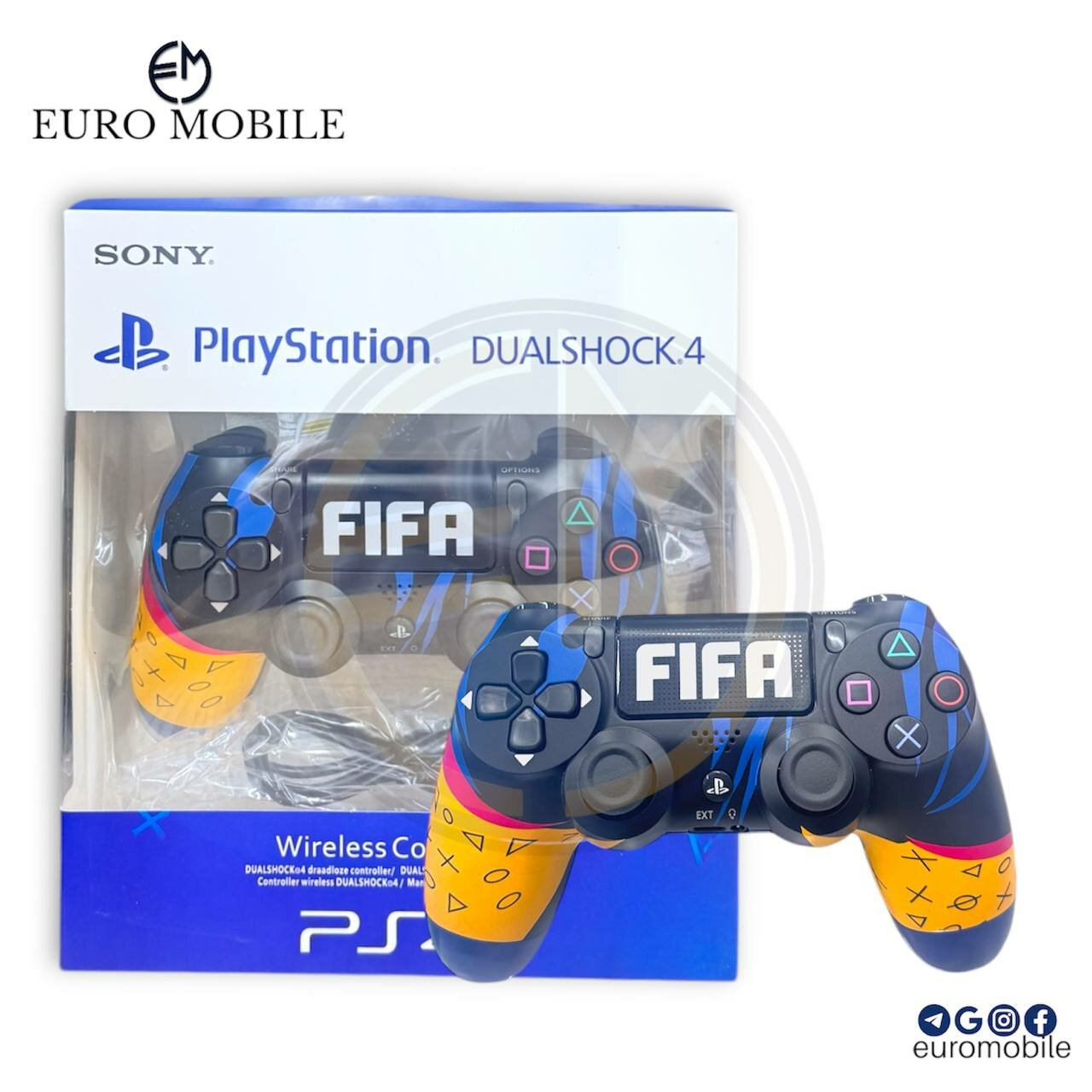 Беспроводной геймпад для Sony PlayStation 4 / PS3, DualShock-стиль, Bluetooth, разные цвета