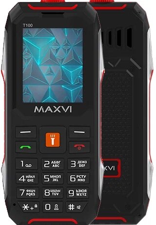 Сотовый телефон Maxvi T100 red