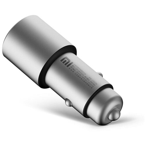 Автомобильное зарядное устройство Xiaomi Mi Car Charger Fast 36W, 36 Вт, серебристый premium car charger hudi 18w usb 3 0 quick charge быстрая зарядка автомобильное зарядное устройство черный