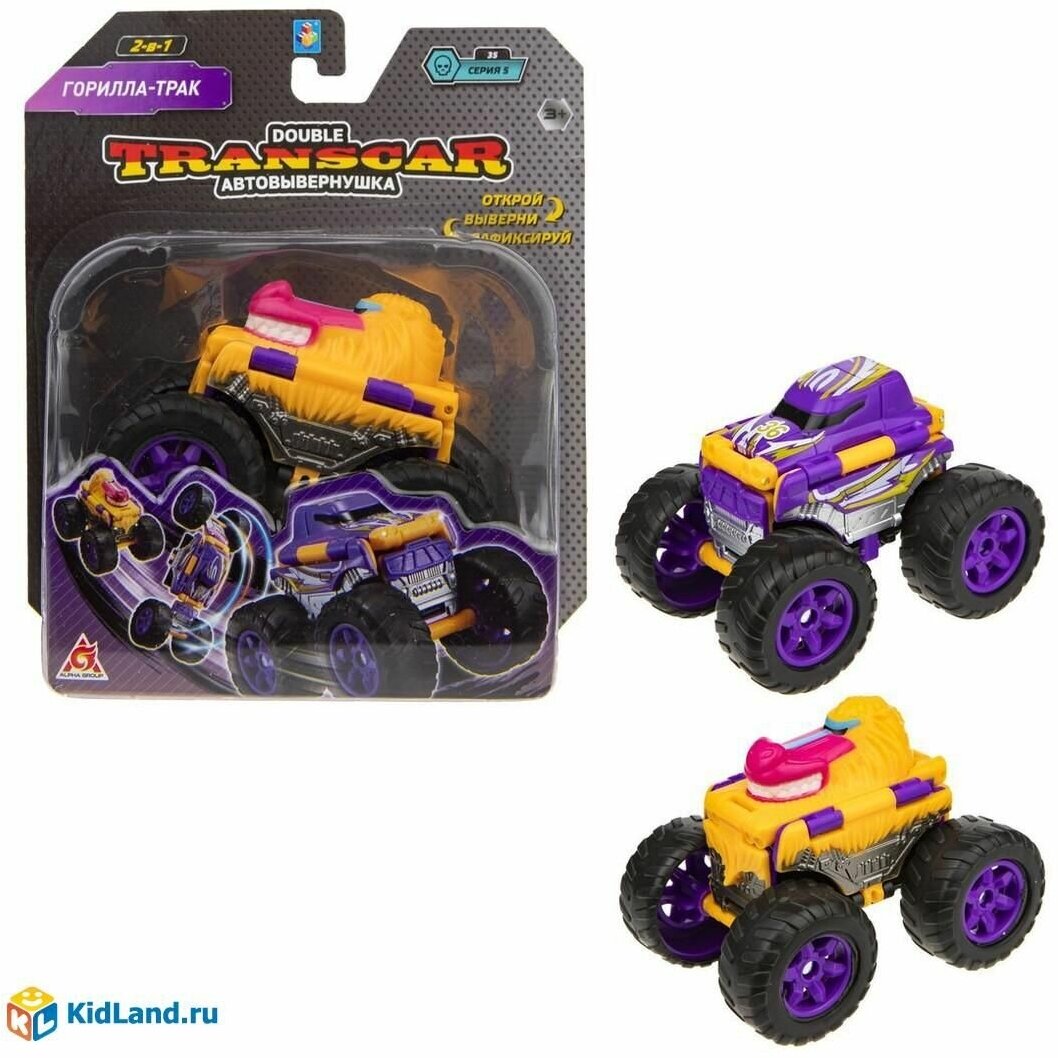 1toy Transcar Double: Горилла-трак, 8 см, блистер