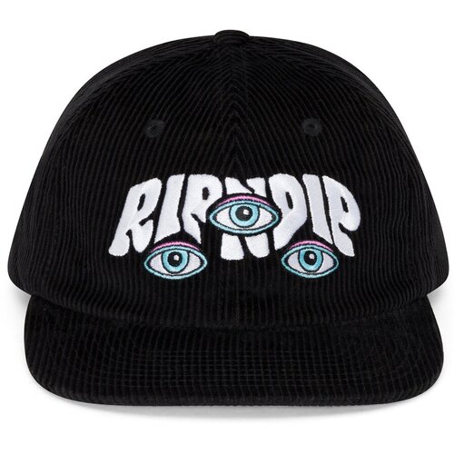 Кепка Ripndip Tears To Heaven 6 Panel чёрный, Размер ONE SIZE