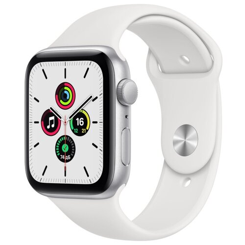 фото Умные часы apple watch se 44mm silver aluminium case with wh