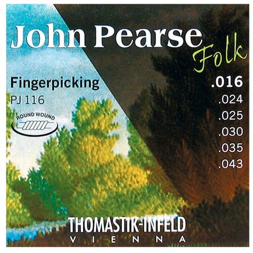 Комплект струн для акустической гитары Thomastik PJ116 John Pearse pearse l liar