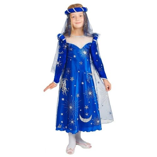 фото Костюм маскарад у алисы принцесса изабелла, синий, размер 36 (140)